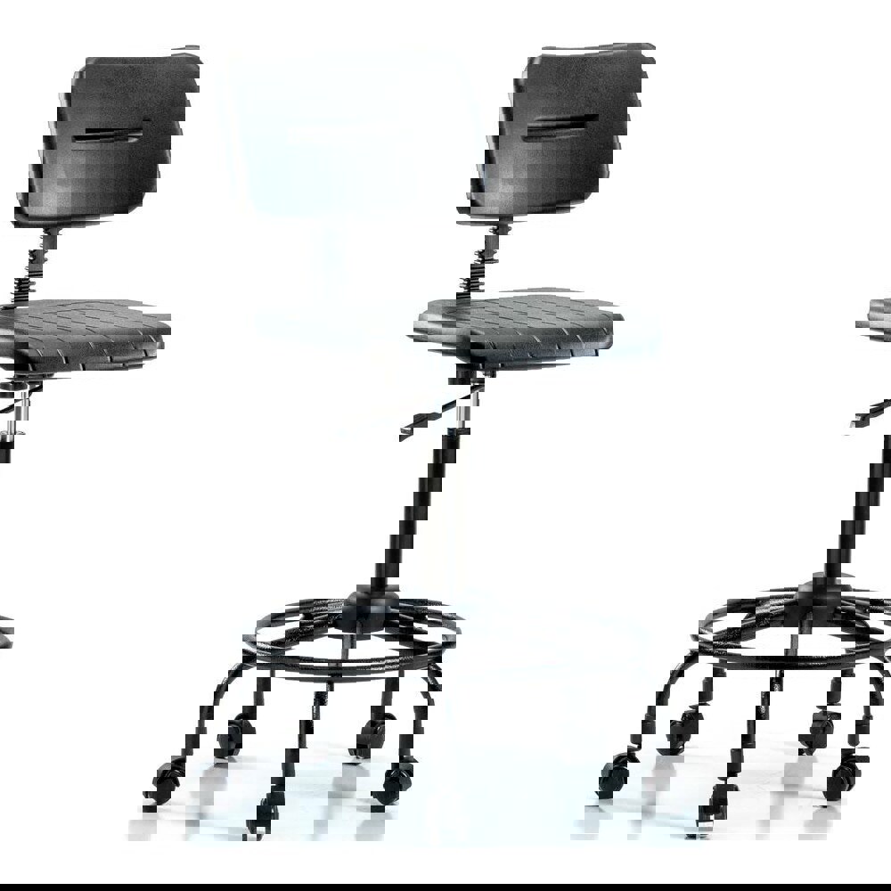 Task Chair: Polyurethane, Black